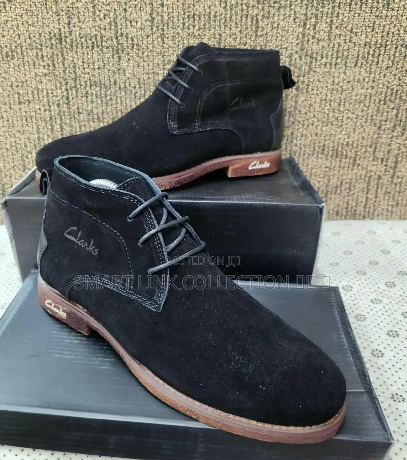 Clarks Leather Suede Boots