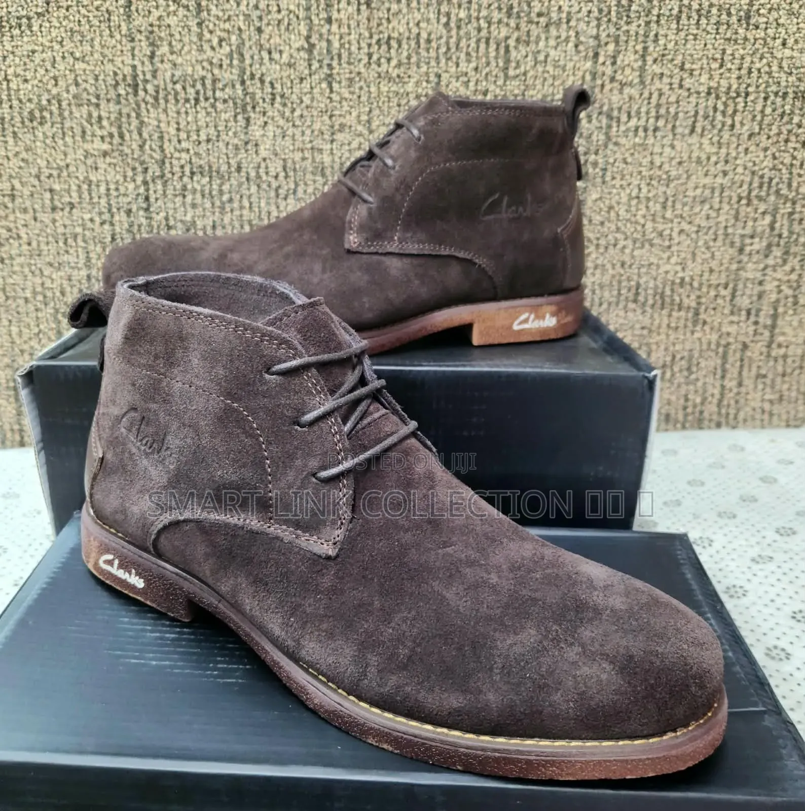 Clarks Leather Suede Boots