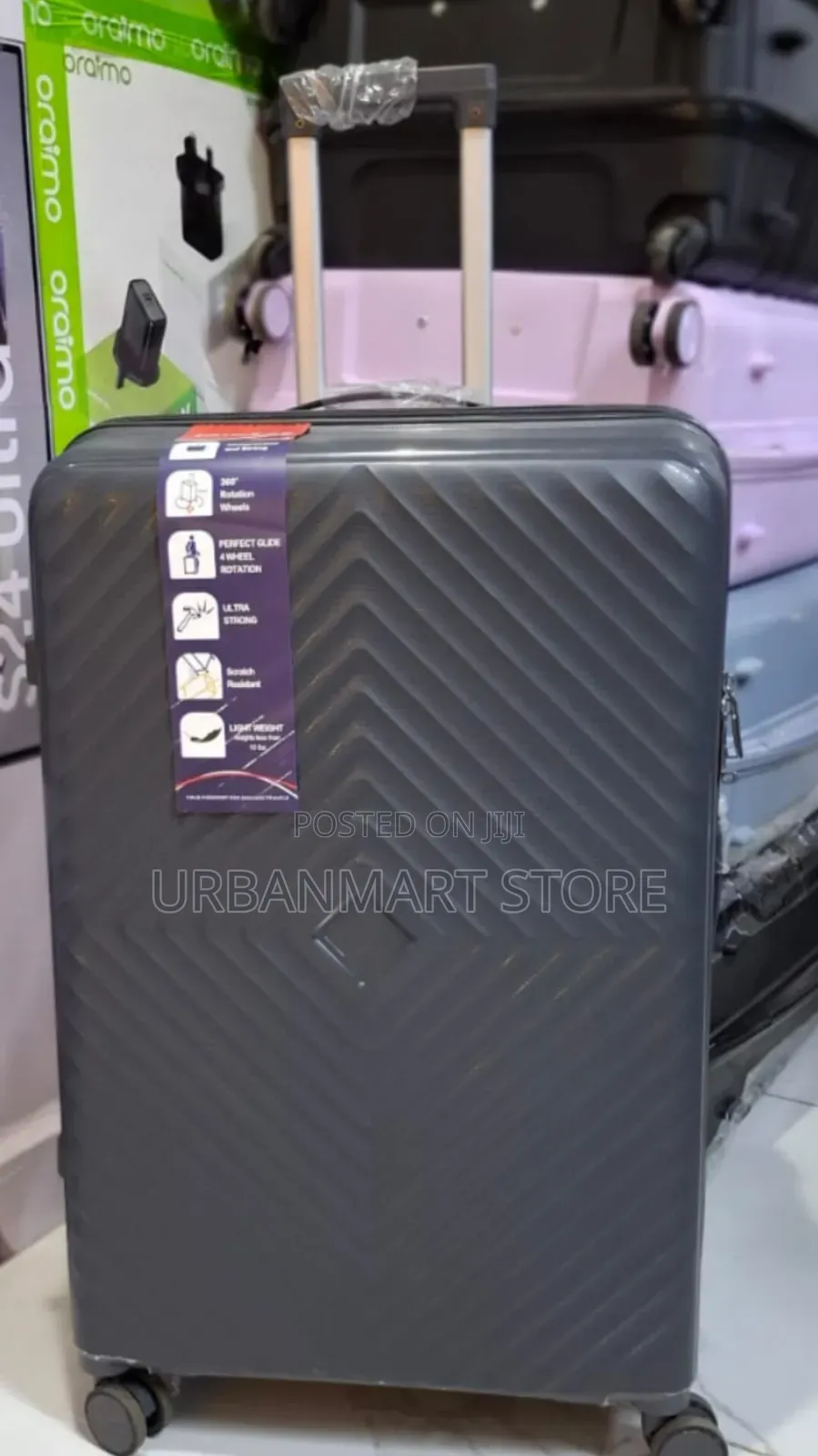 Brand New 72CM Extra Large Rubber Suitcase – Single Piece