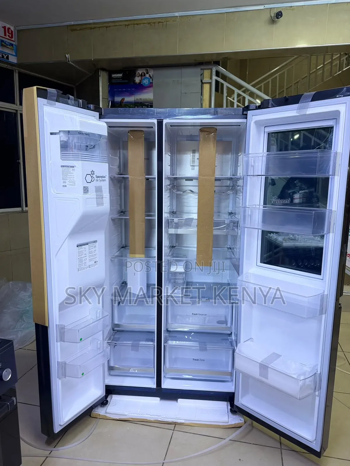 LG Side by Side Fridge Knock Knock Door With Water Dispenser 635L