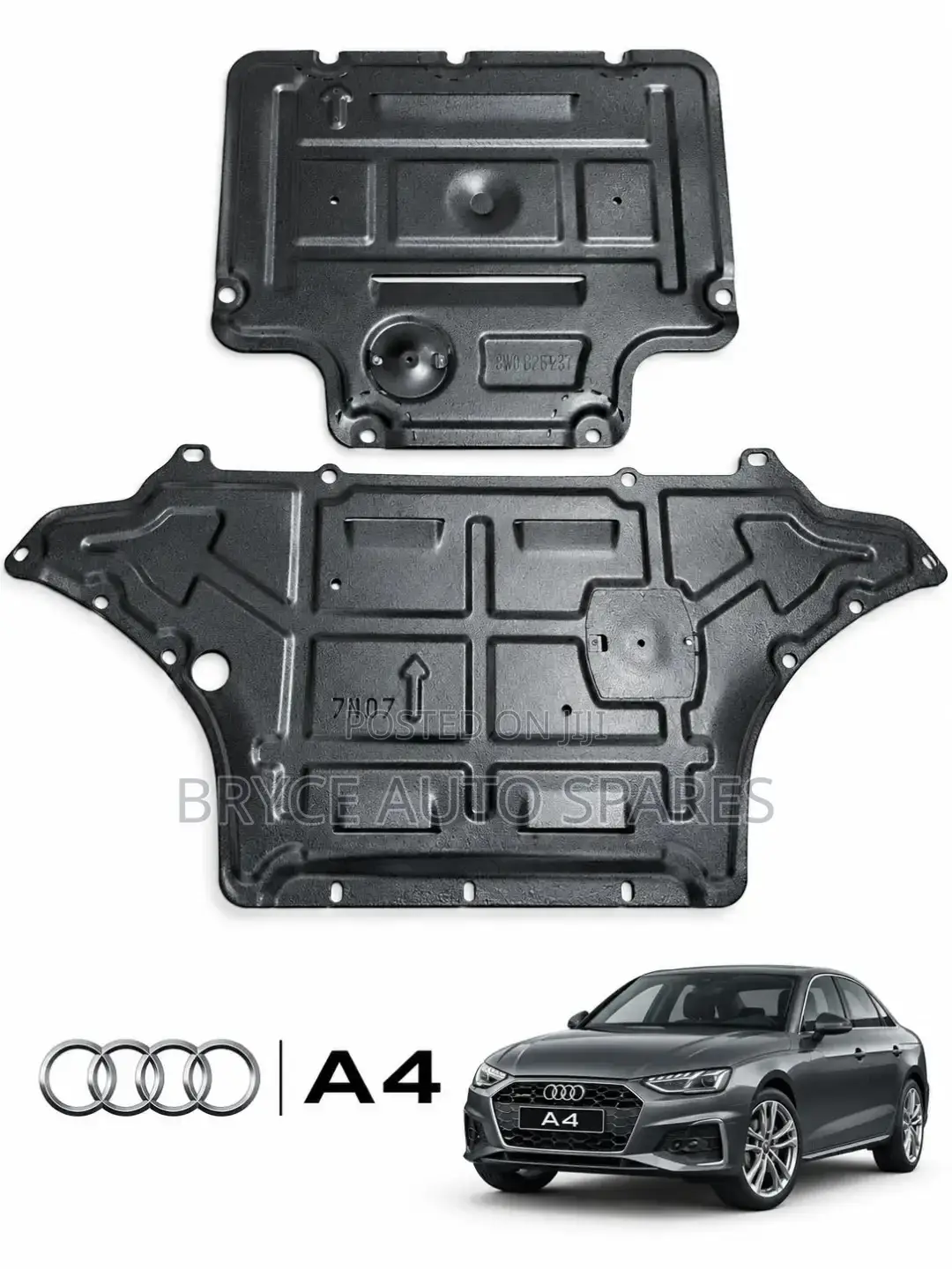 Manganese Steel Engine Splash Shield Fit for Audi A4 S4 RS4 2009-2016