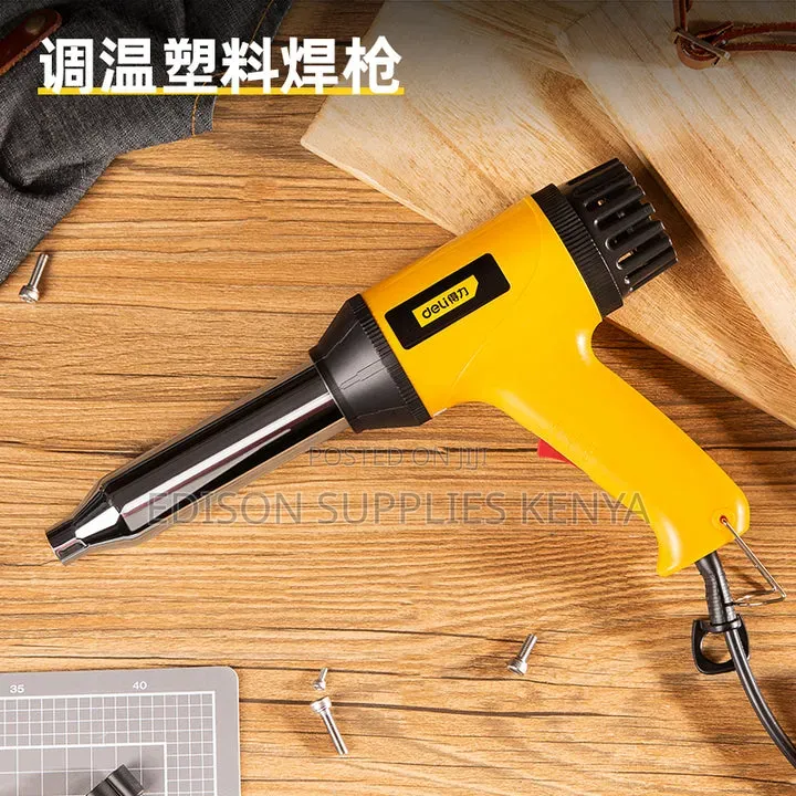 Deli 700W Adjustable Plastic Welding Gun, Heat Gun