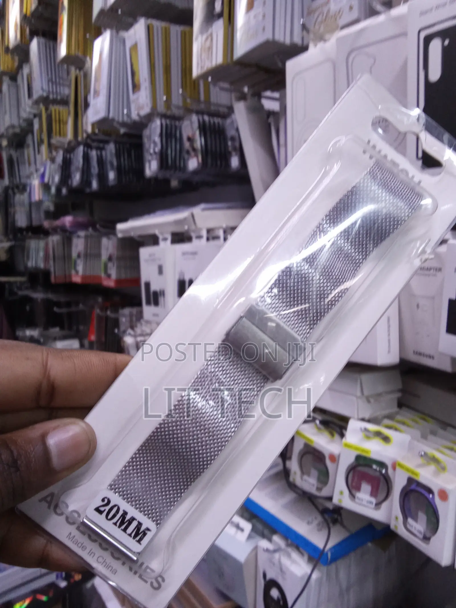 20MM Stainless Steel Mesh Watch Strap - Silver