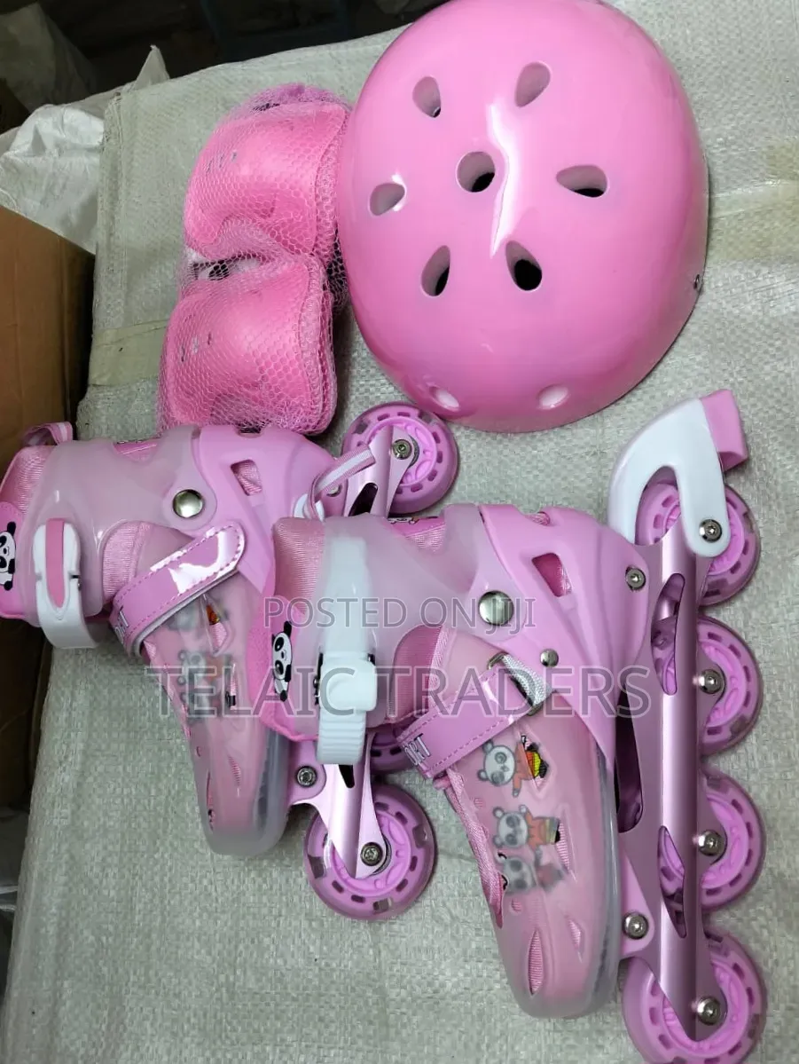 Pink Skate Shoes Full Set