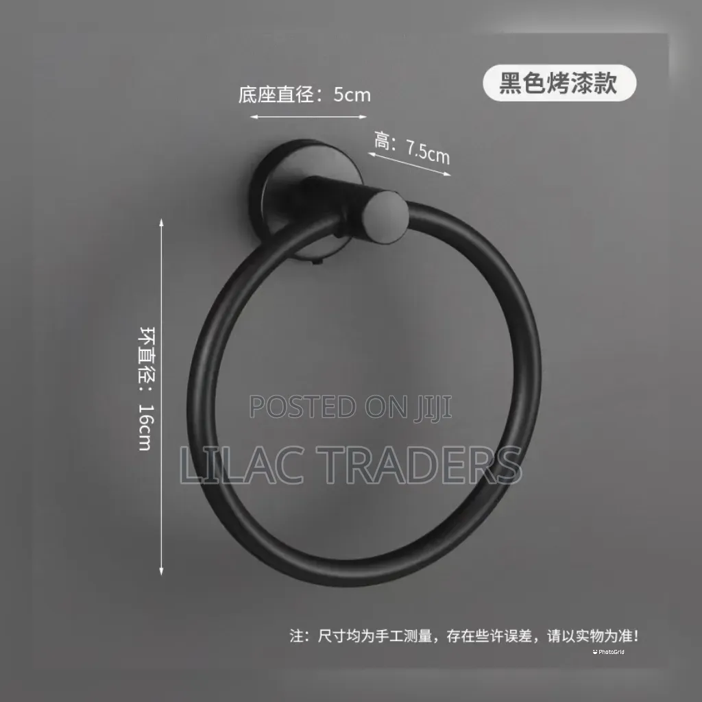 Stainless Steel Round Ring Towel Holder Gale