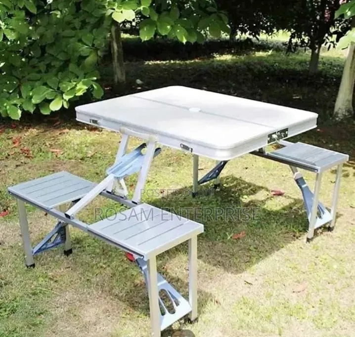 Aluminum Picnic Table Set
