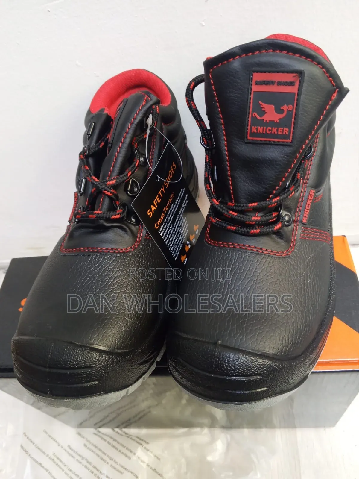 Knicker Safety Boots Breathable Lining Oil Resistant Tough Build