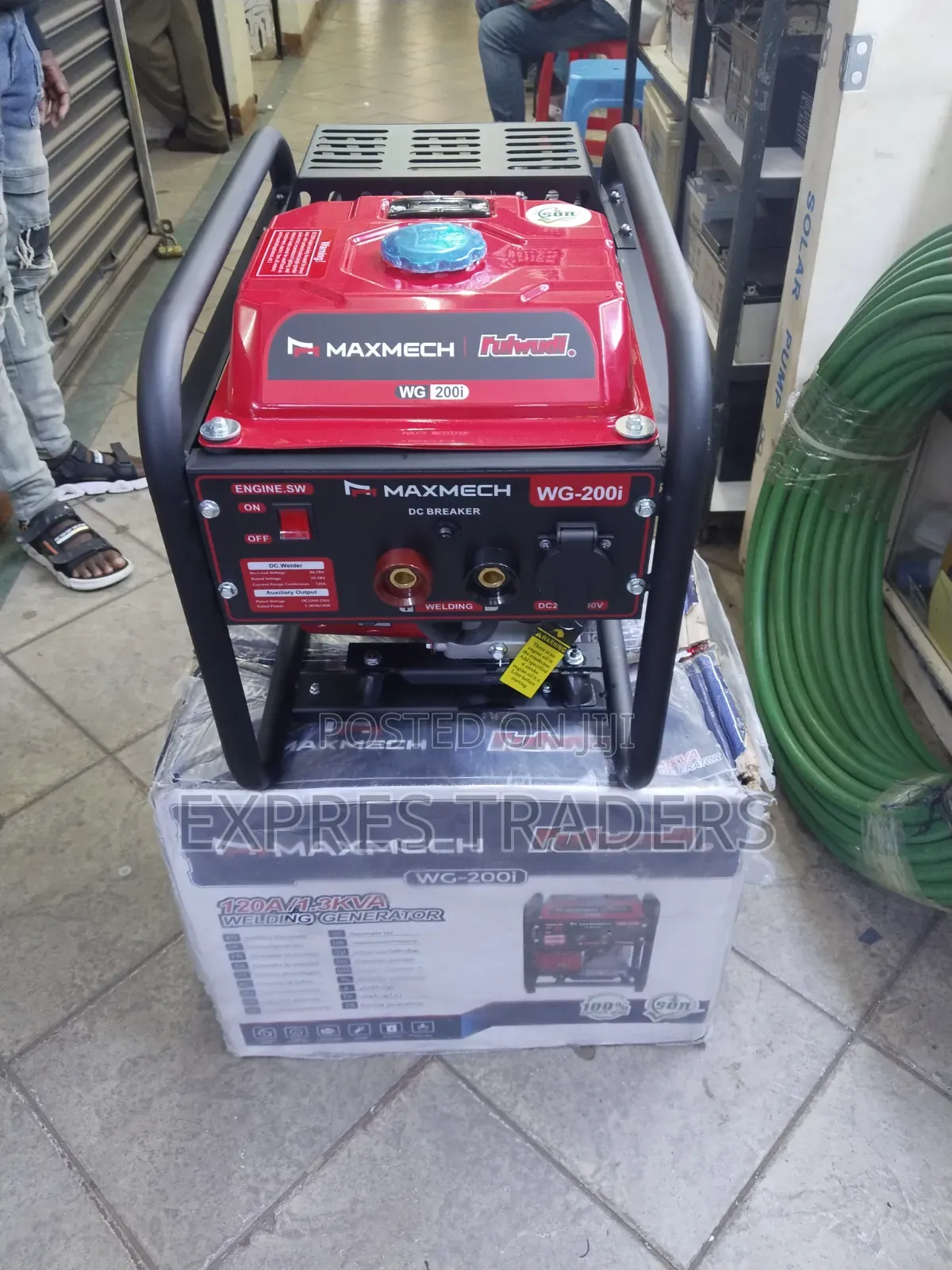  MAXMECH WG-200i Heavy-Duty 2-in-1 Welding Generator 