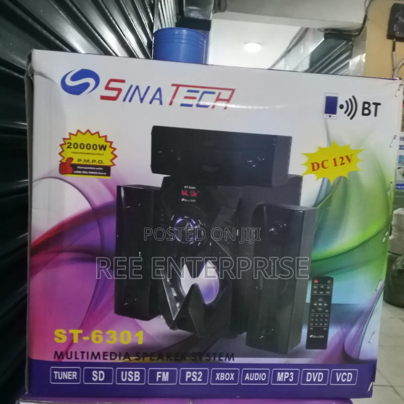 3.1ch Sinatech Homethearte Multimedia Speaker System Woofer