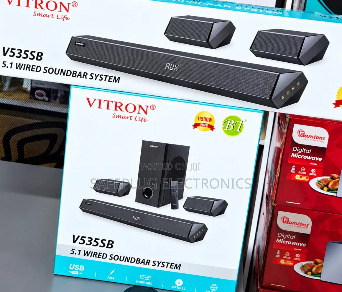 Vitron 5.1 Home Theatre Soundbar V535SB With Bluetooth