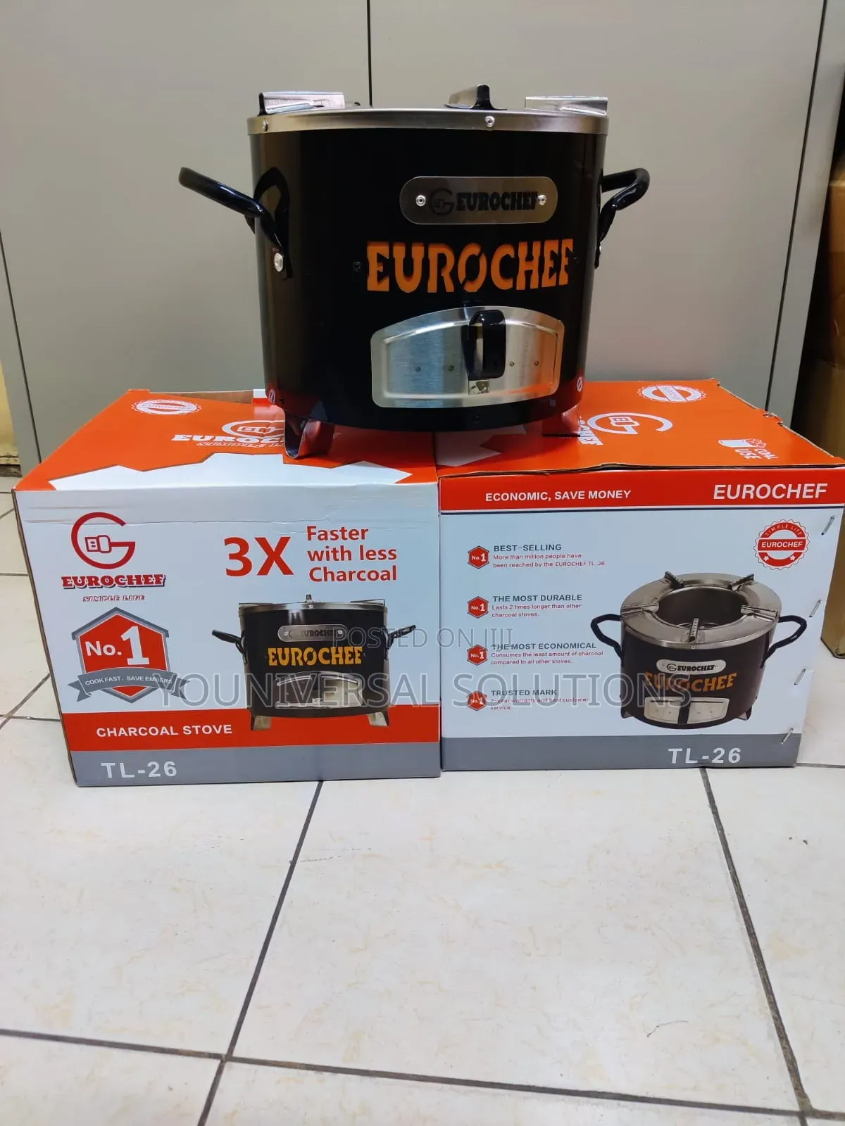 Eurochef Jikokoa Charcoal