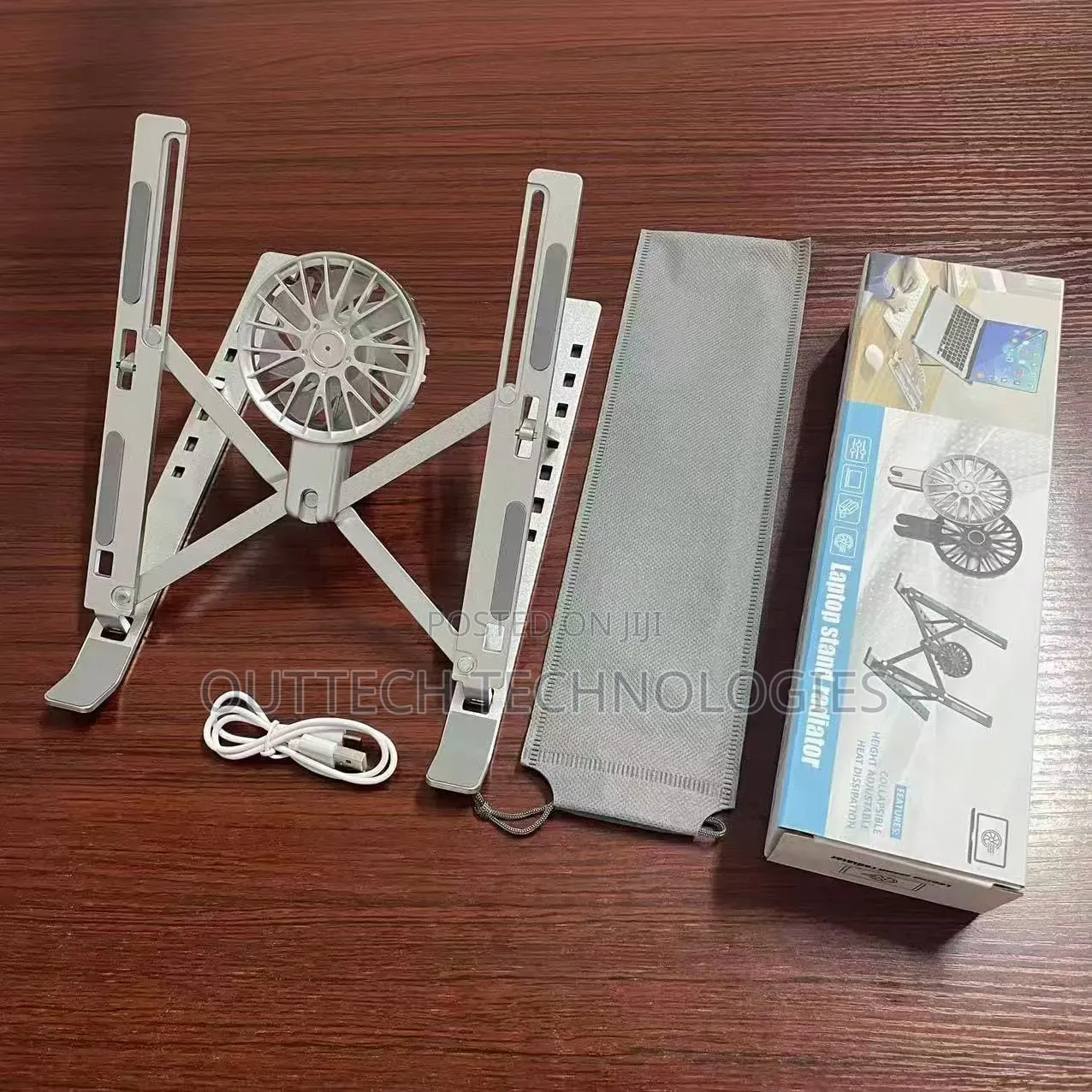 Foldable Laptop Stand With Fan