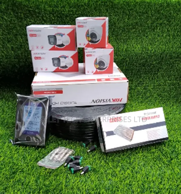 Hikvision 4 Camera 2MP HD Complete CCTV Package