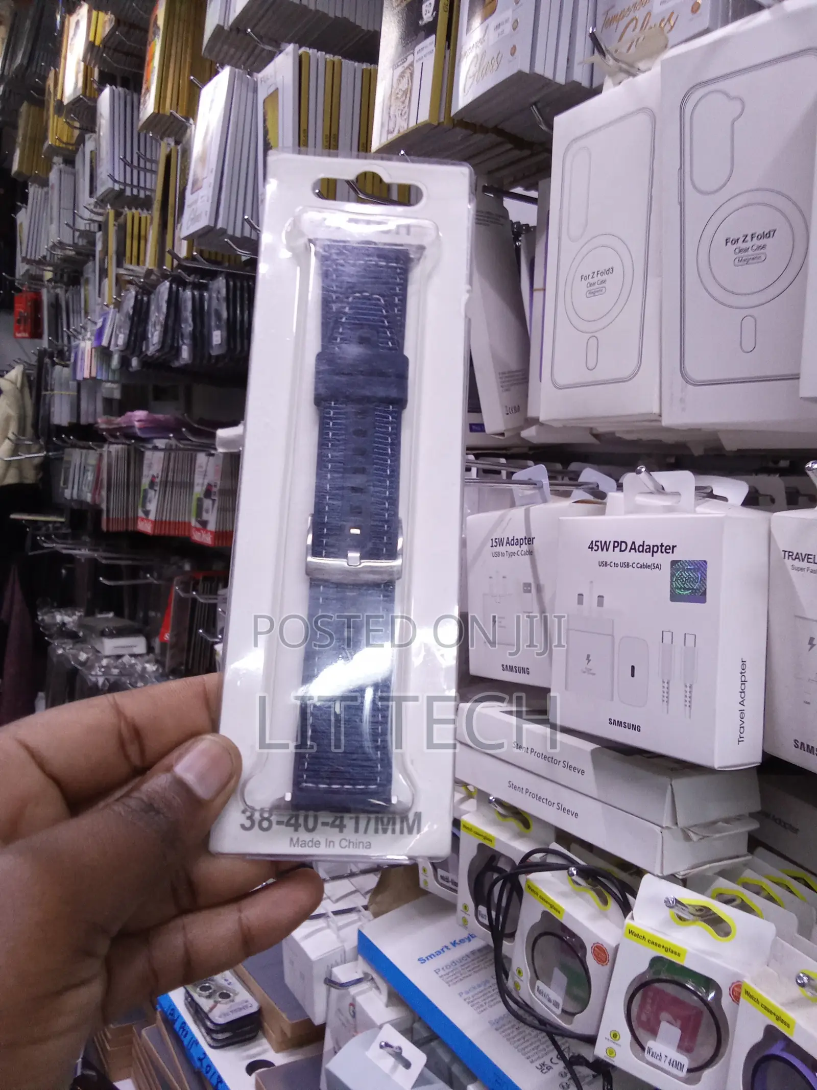 Apple Watch Nylon Woven Strap - Navy Blue - 38/40/41mm