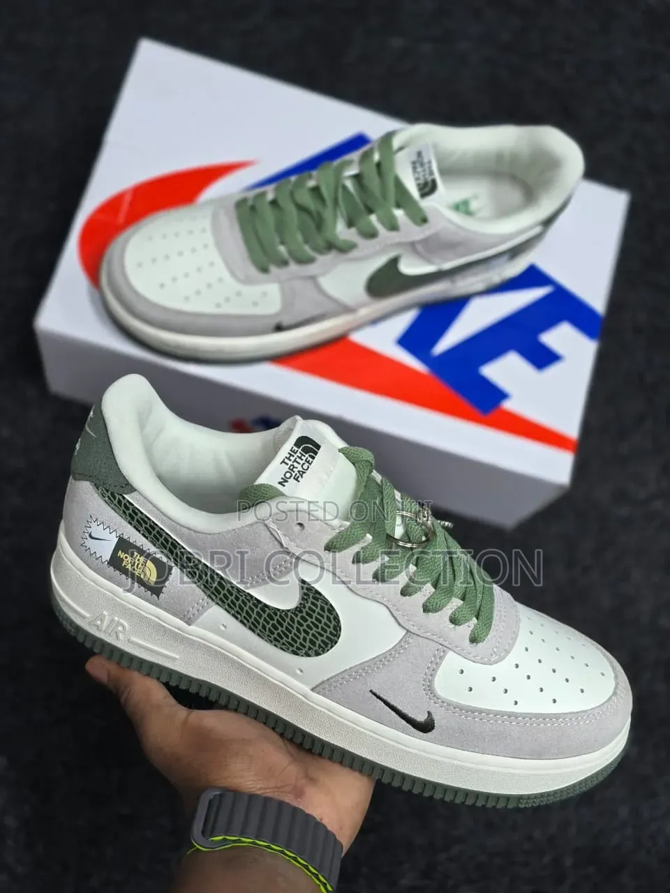 Designer Nike Airforce One X the Northface Sneakers