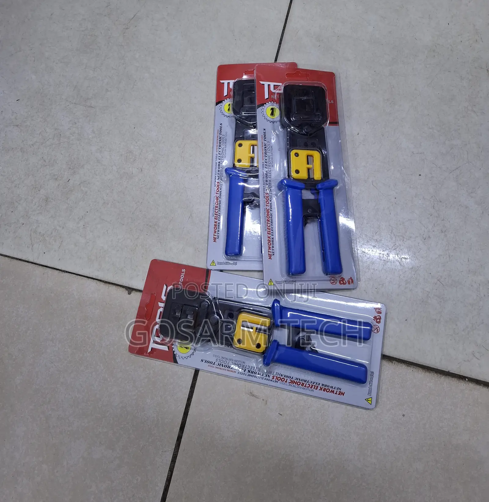 Premium RJ45 Pass Through Crimping Tool for Network Cables