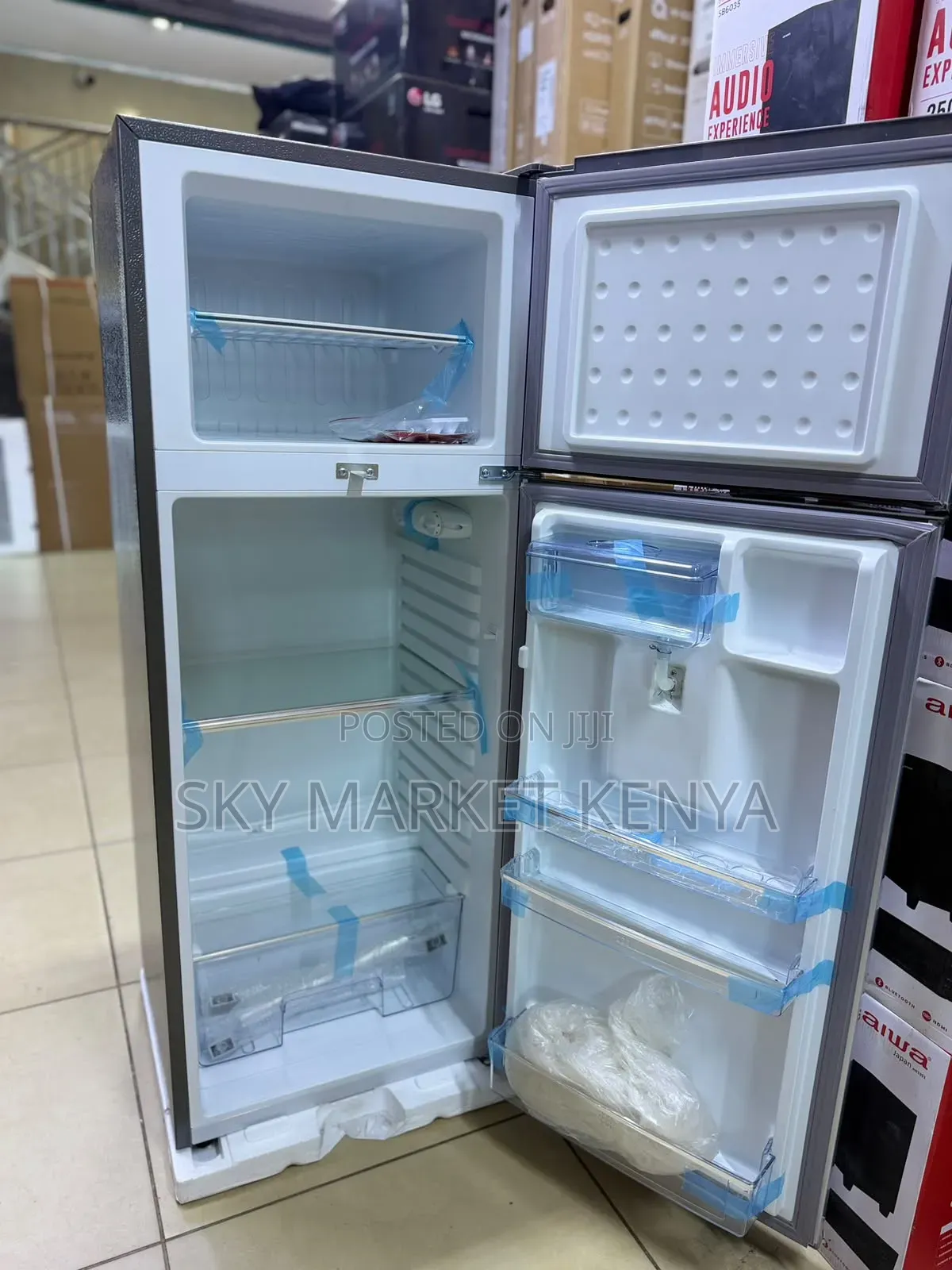 Ramtons Double Door Fridge With Water Dispenser 213L