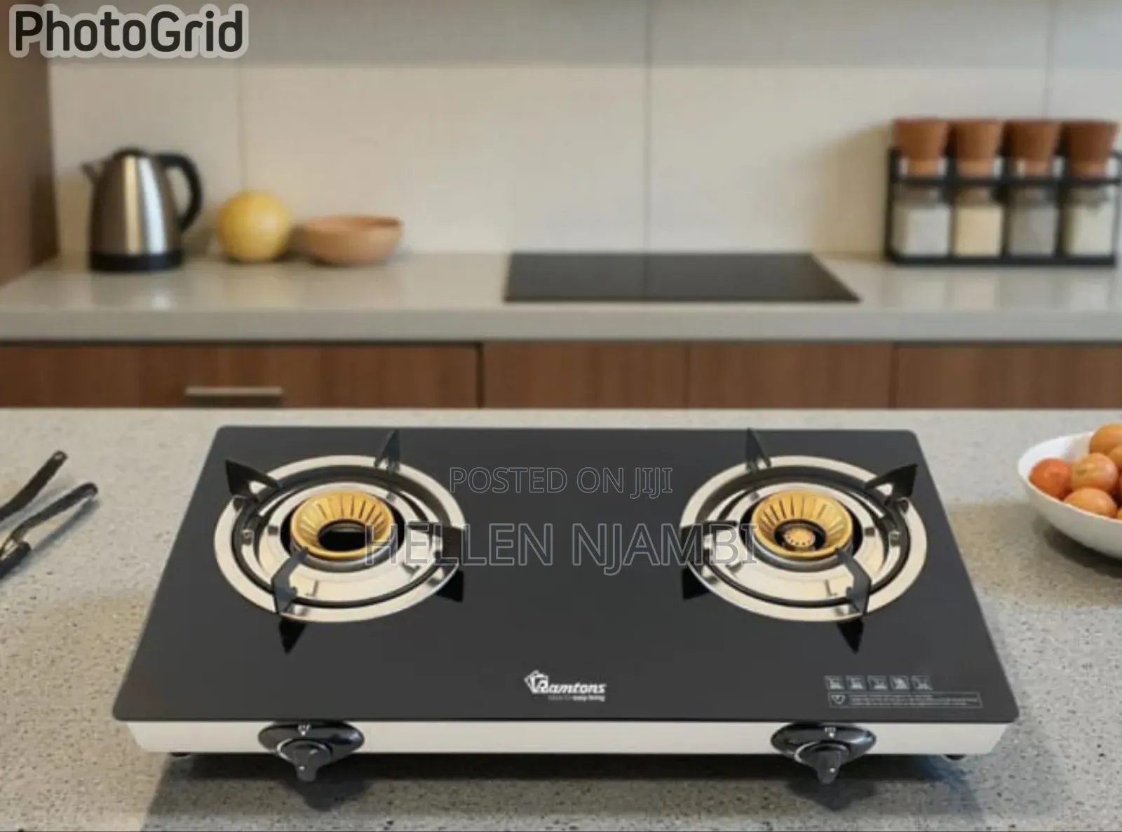 Ramtons RG/537-2 Burner Super Slim Ceramic Top (1YR WRTY)