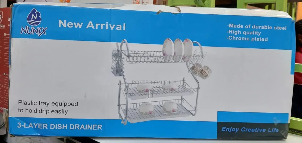 Nunix 3 Layer Dish Drainer