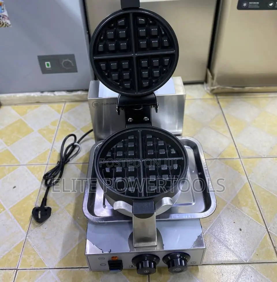 Euromax Commercial Double Waffle Maker Single WB-1R