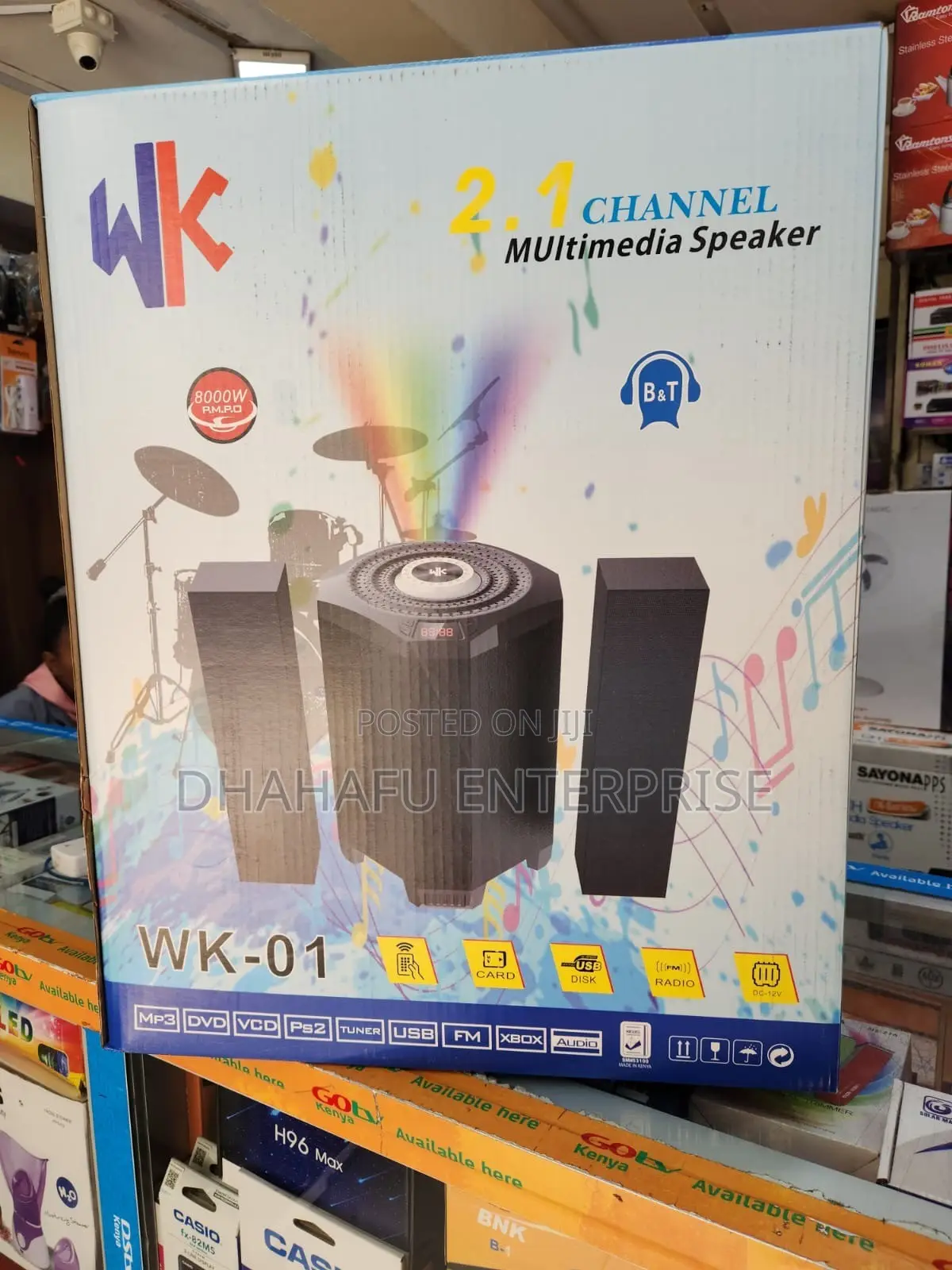 Wk-01 2.1 Channel Multimedia Speaker System