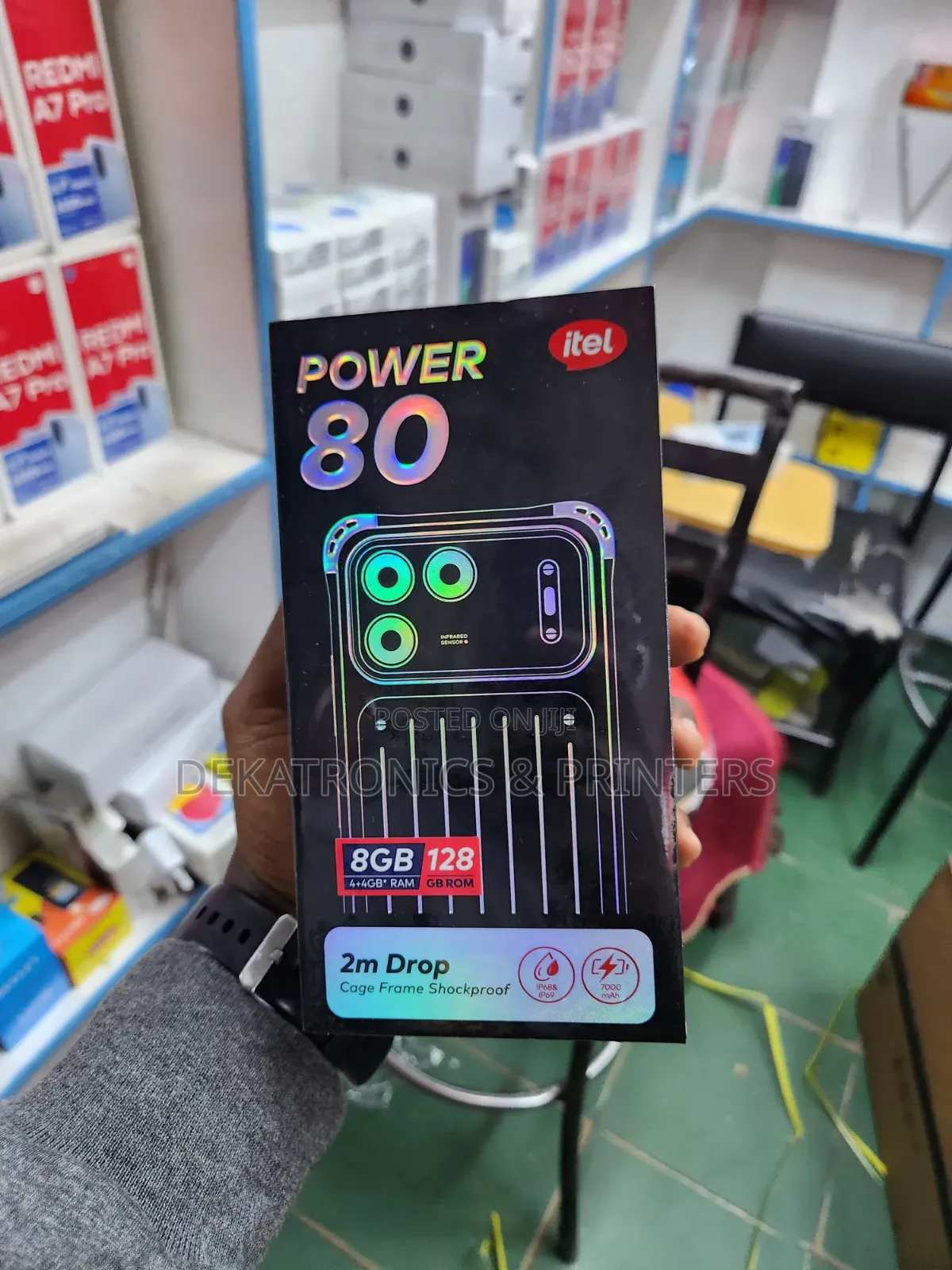 New Itel Power 80 128 GB Black