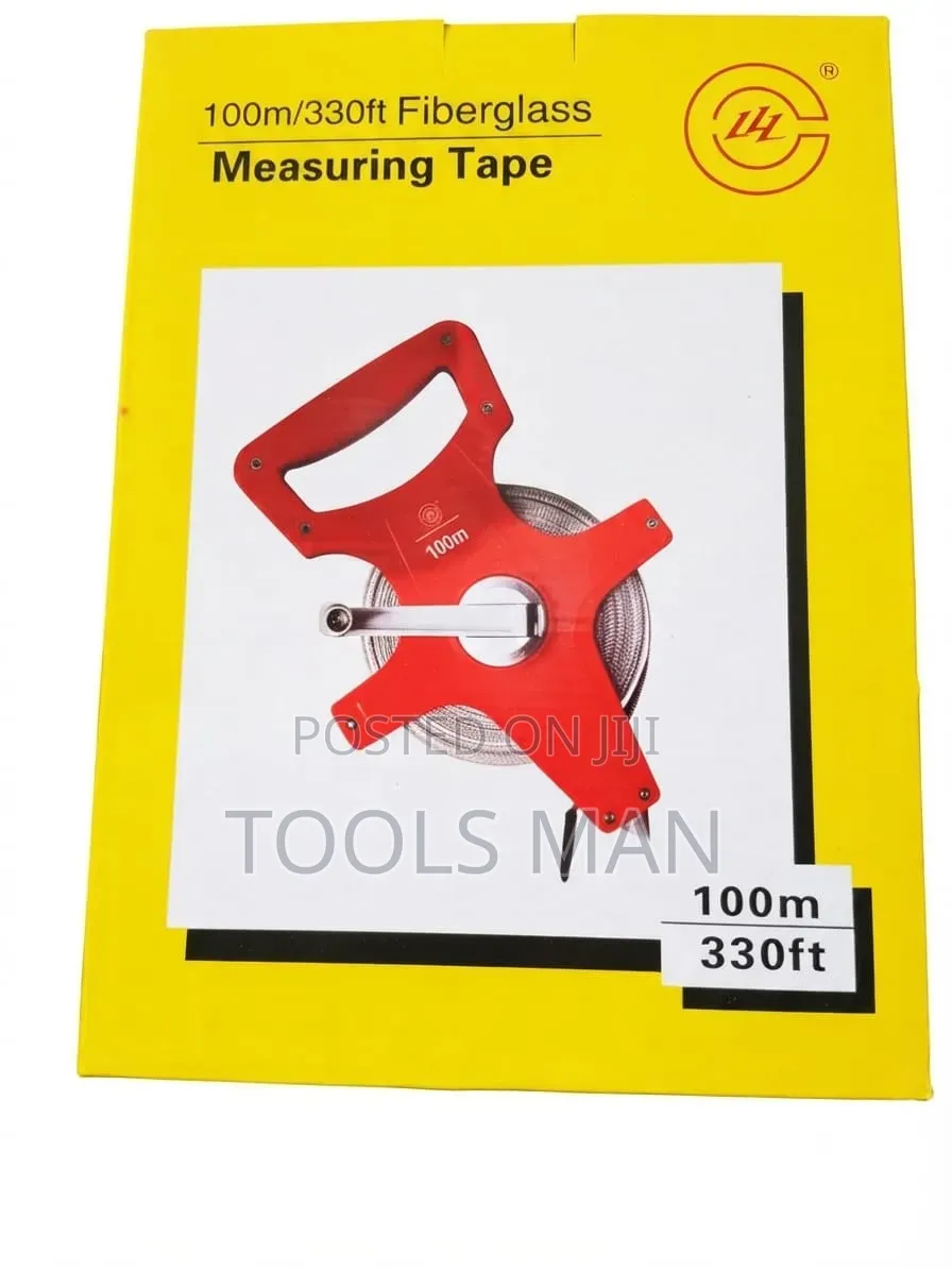 100m Fiberglass Measuring Tape Reel.