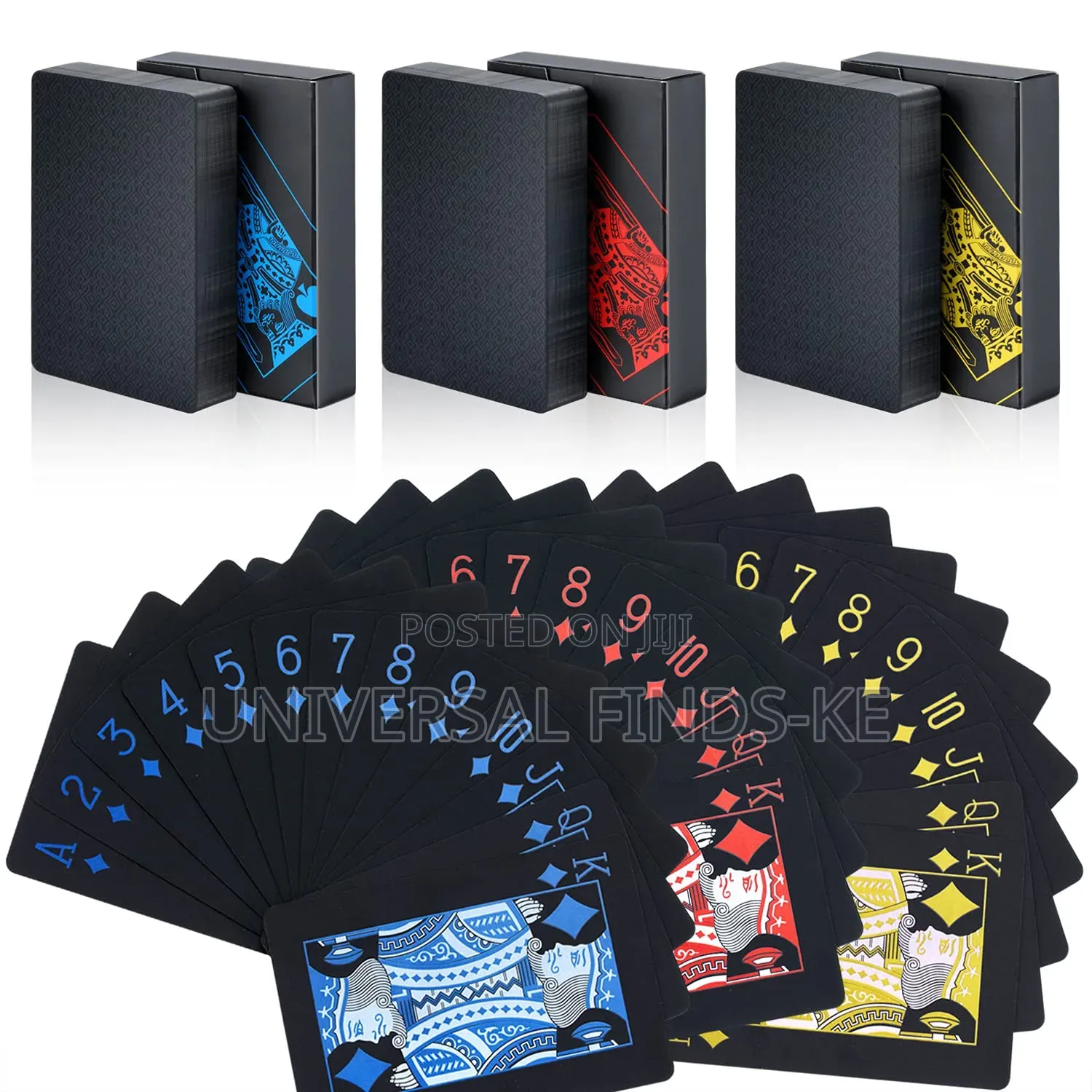 Poker Playing Cards Set – Premium Waterproof Plastic Card Deck