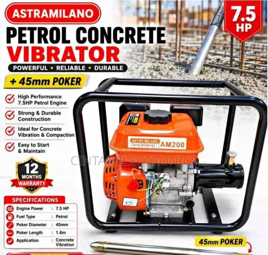 Astramilano Concrete Vibrator With Poker