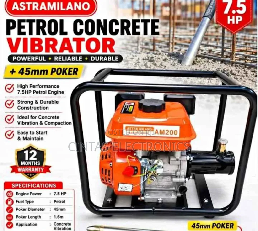 Astramilano Concrete Vibrator With Poker