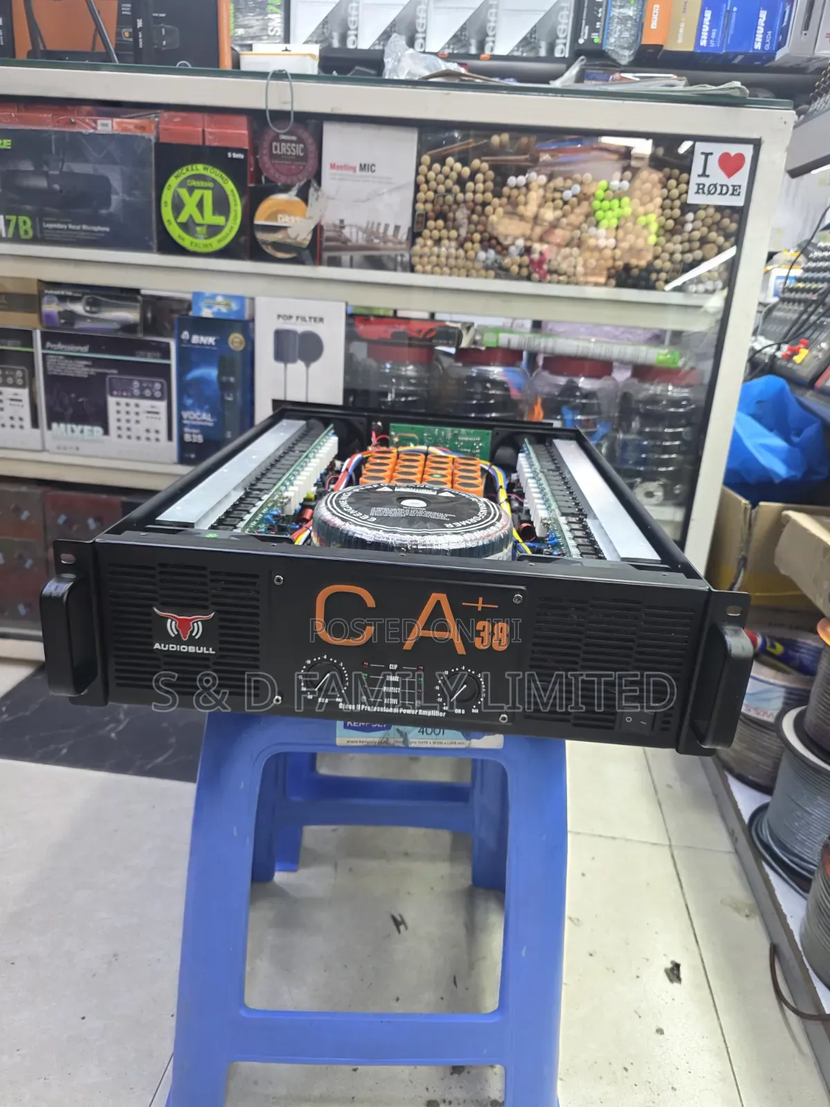 Audiobull Ca 38 + Amplifier