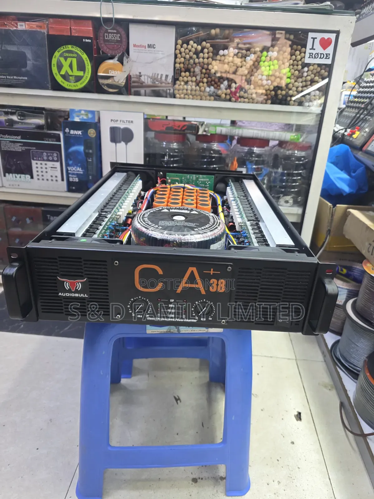 Audiobull Ca 38 + Amplifier