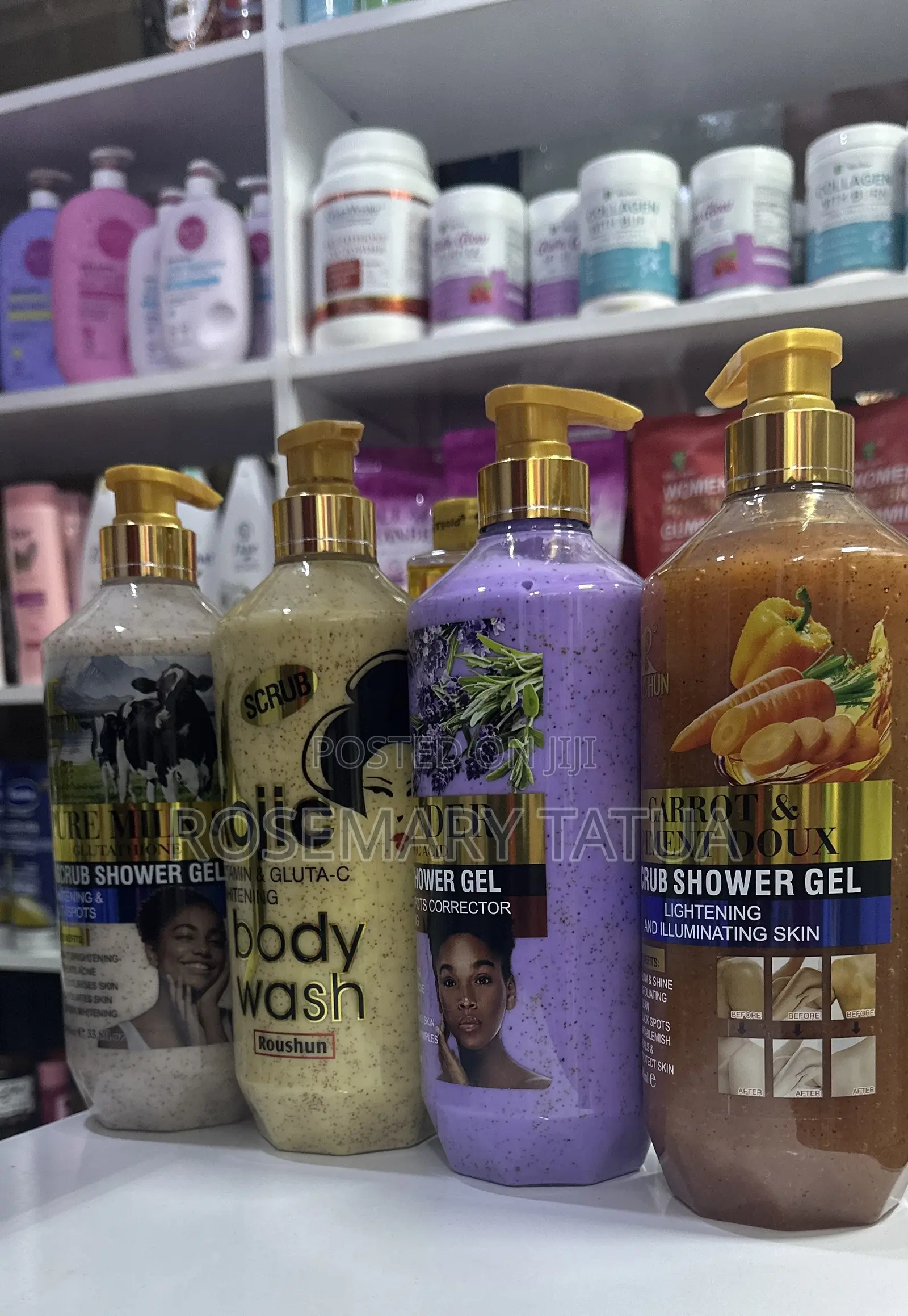 Roushun Scrub Shower Gel – 2-in-1 Body Care