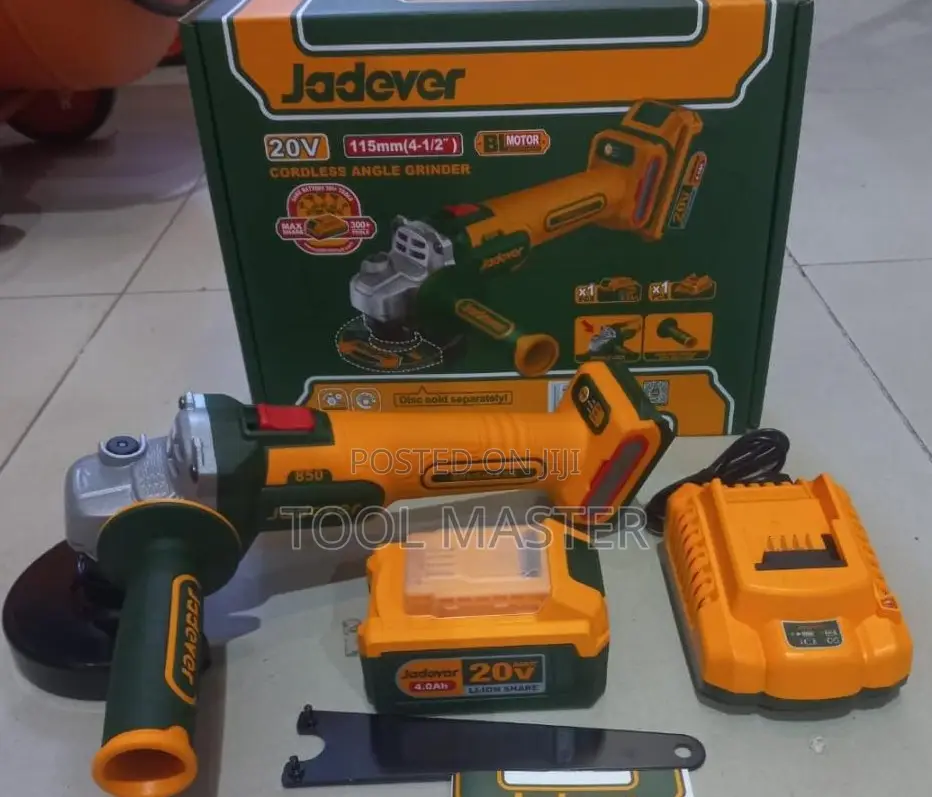 Jadever 20V Cordless Angle Grinder/Rechargeable 20v Cordless Grinder