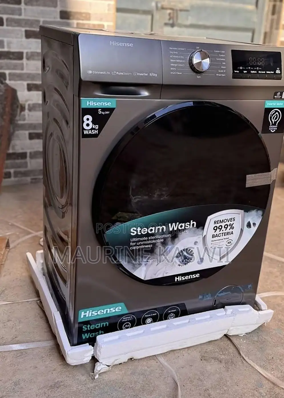 Hisense Front Load Washer Dryer 8kg/5kg WD3Q8043BT