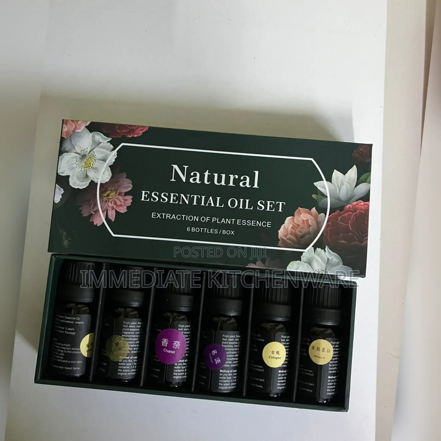 Natural Essential Oil Set of 6 Pieces