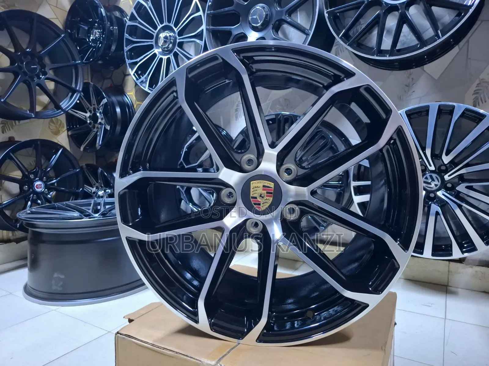 Porche Size 19 Alloy Wheels