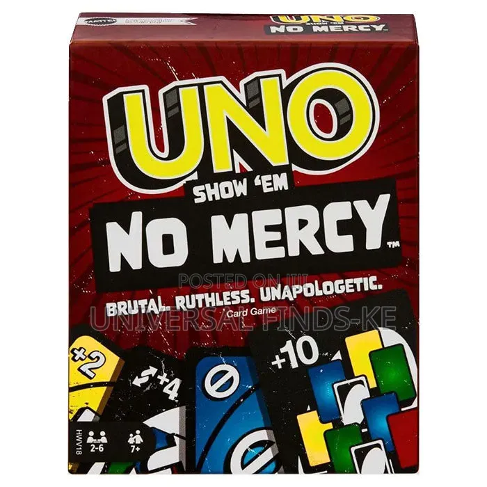 UNO Show ’Em No Mercy Card Game – Action Packed Family Party Card Game