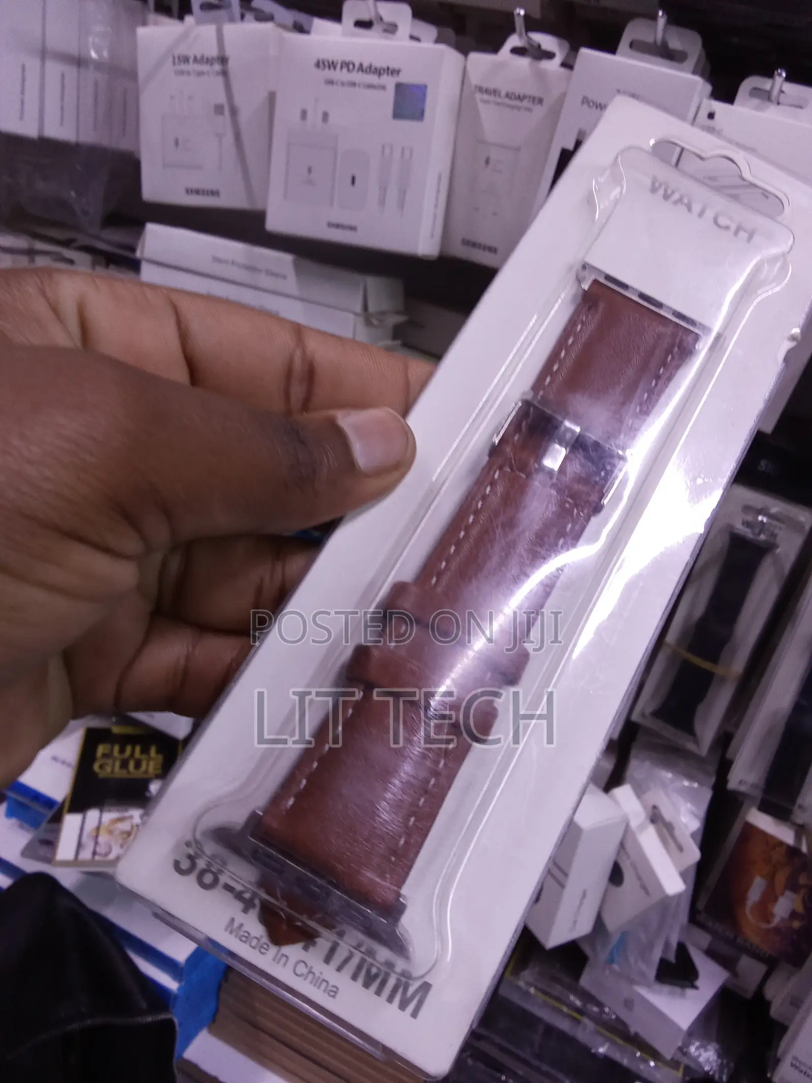 Apple Watch Leather Strap - Brown - 38/40/41mm