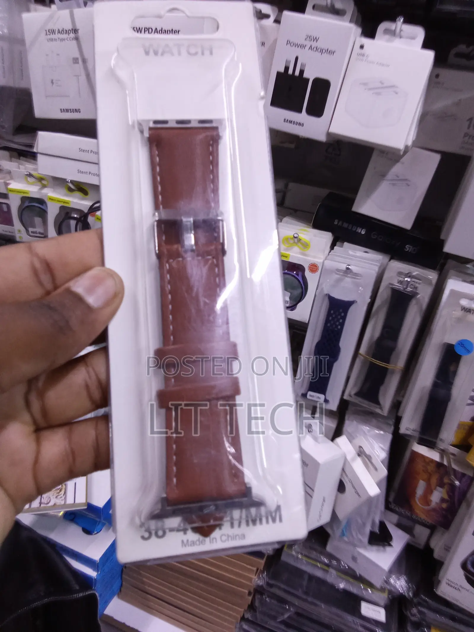 Apple Watch Leather Strap - Brown - 38/40/41mm