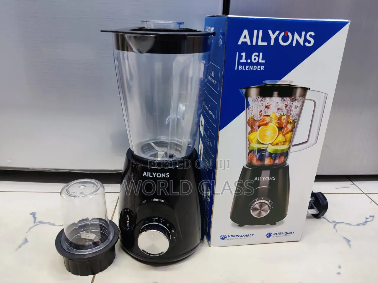 Ailyons 1.6L 2-in-1 Electric Blender