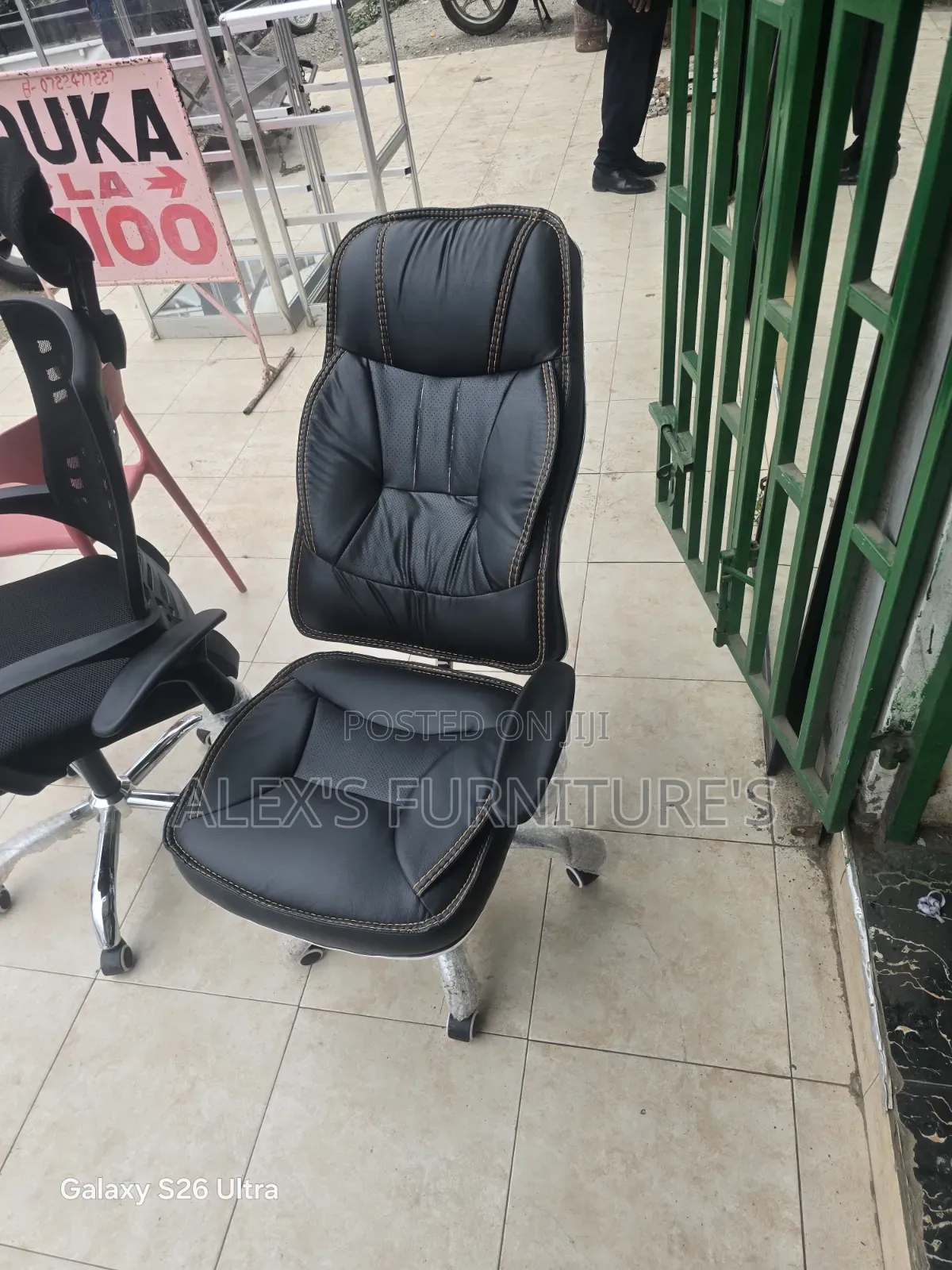 Leather Back Office Chairs