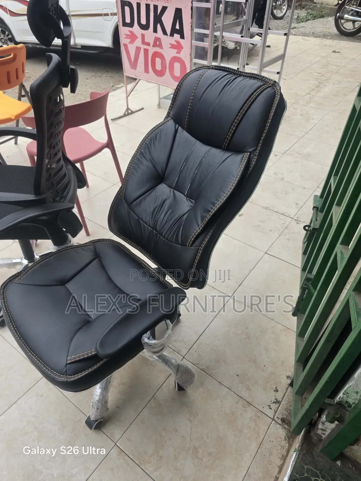 Leather Back Office Chairs