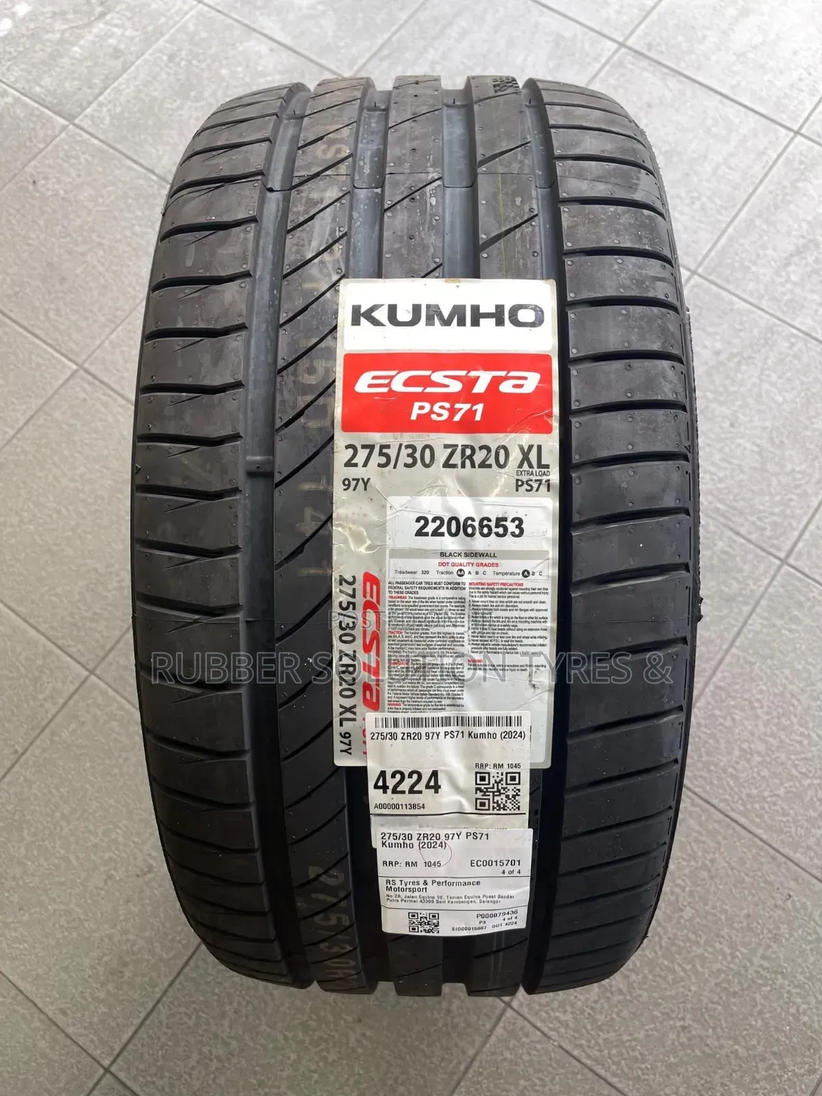 275 /30 R20 Kumho Tyres 97y Xl Escta Ps71