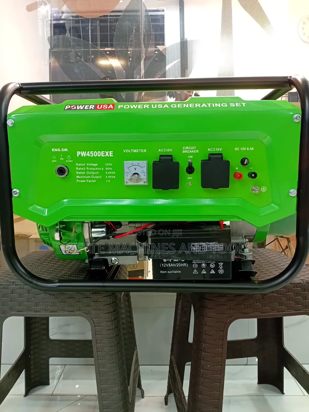 Power Usa 5.5kva Petrol Keystart Generator