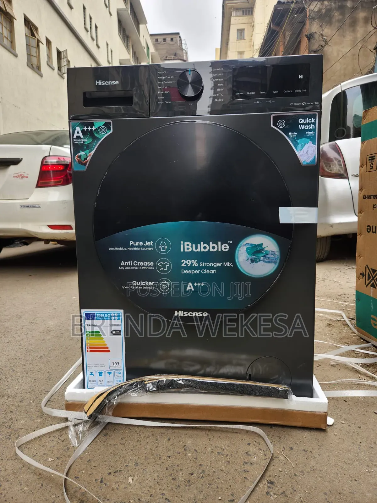 In Stock Hisense Washing Machine Front Load 9kg at