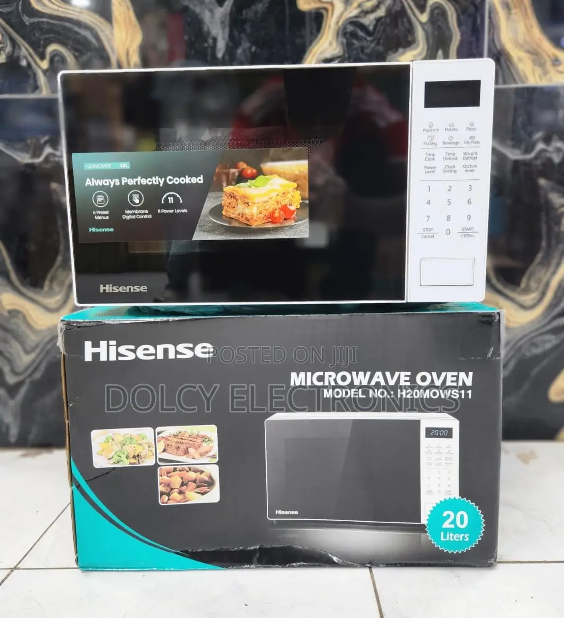 Hisense Microwave Oven HS20MWS11 White 20Litres