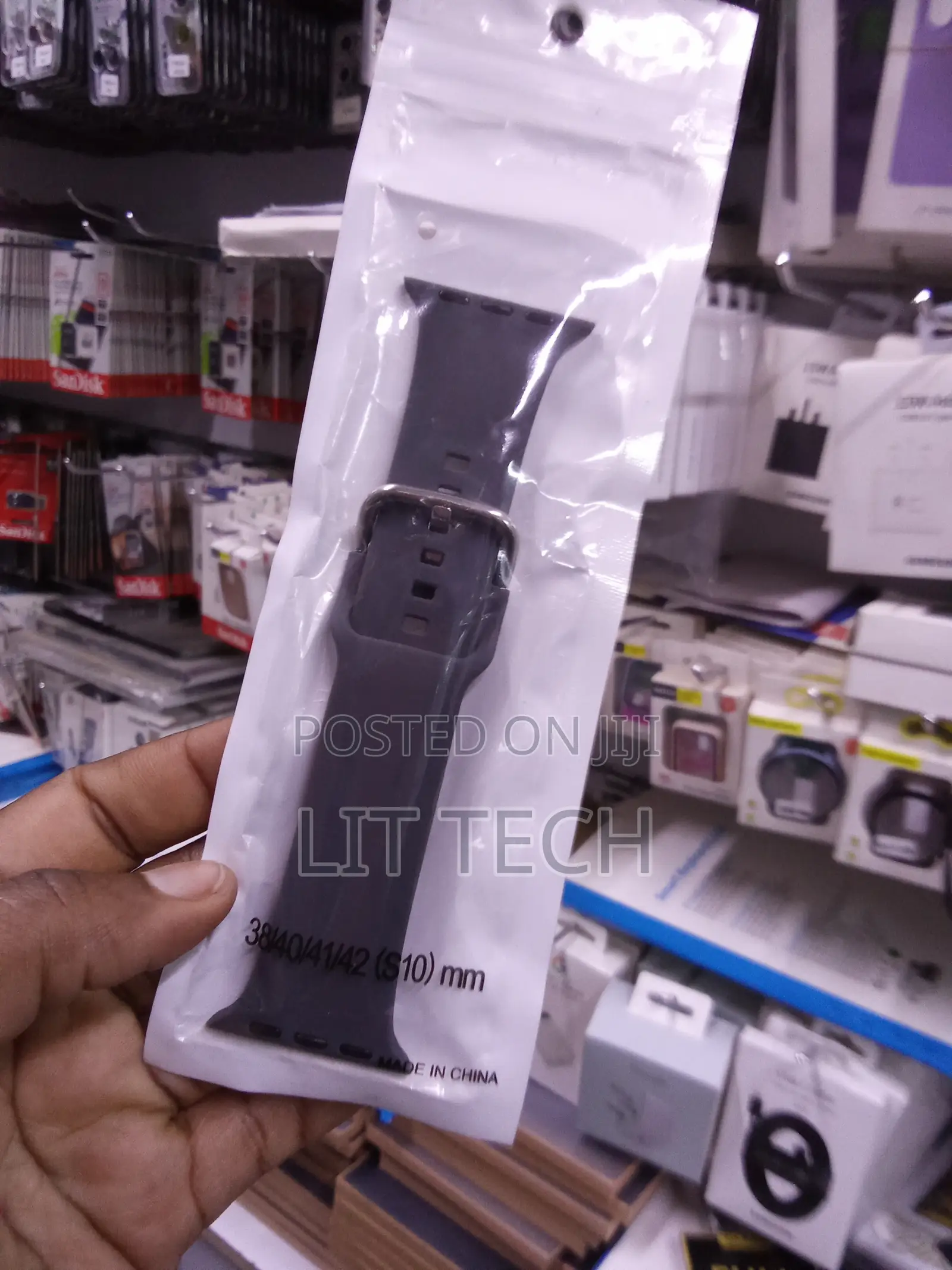 Apple Watch Silicone Sport Strap - Dark Grey - 38/40/41/42mm (S10)