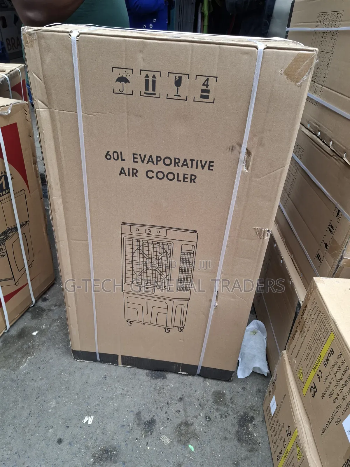 60-Liter Portable Evaporative Air Cooler