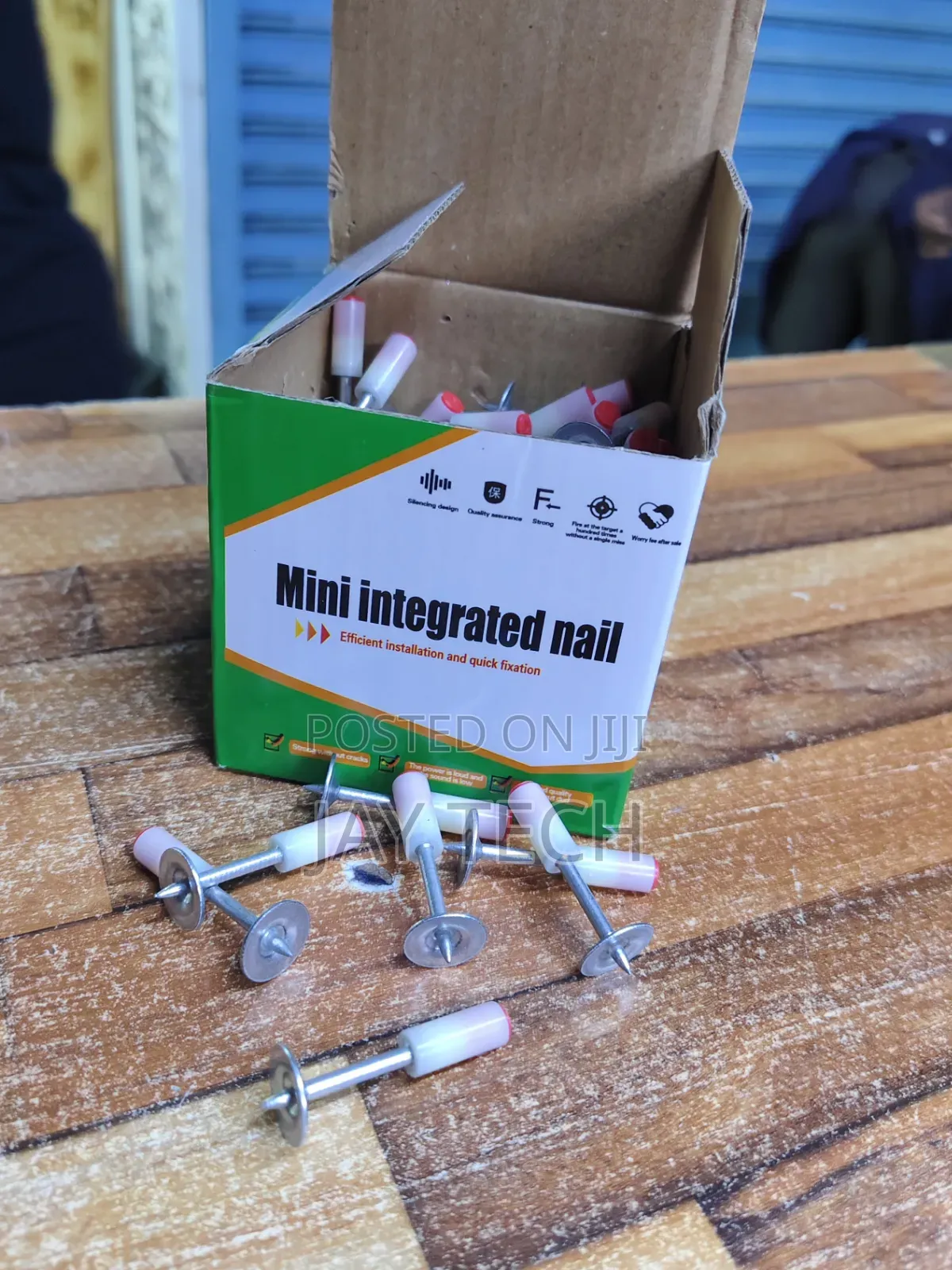 100 PCS Mini Integrated Round Drive Pin Nails for Manual Nailer